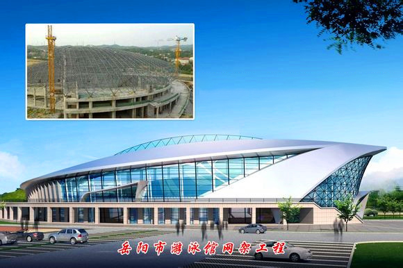 河东游泳池网架